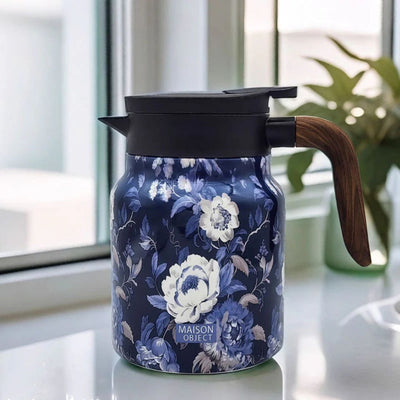Vintage Floral Pattern Tea Thermos