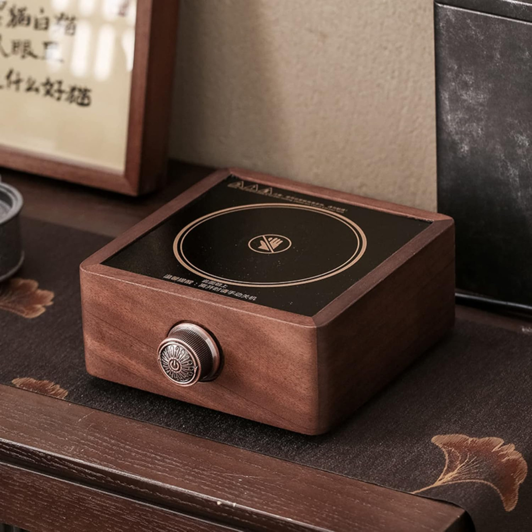 Walnut Adjustable Electronic Tea Stove Heater