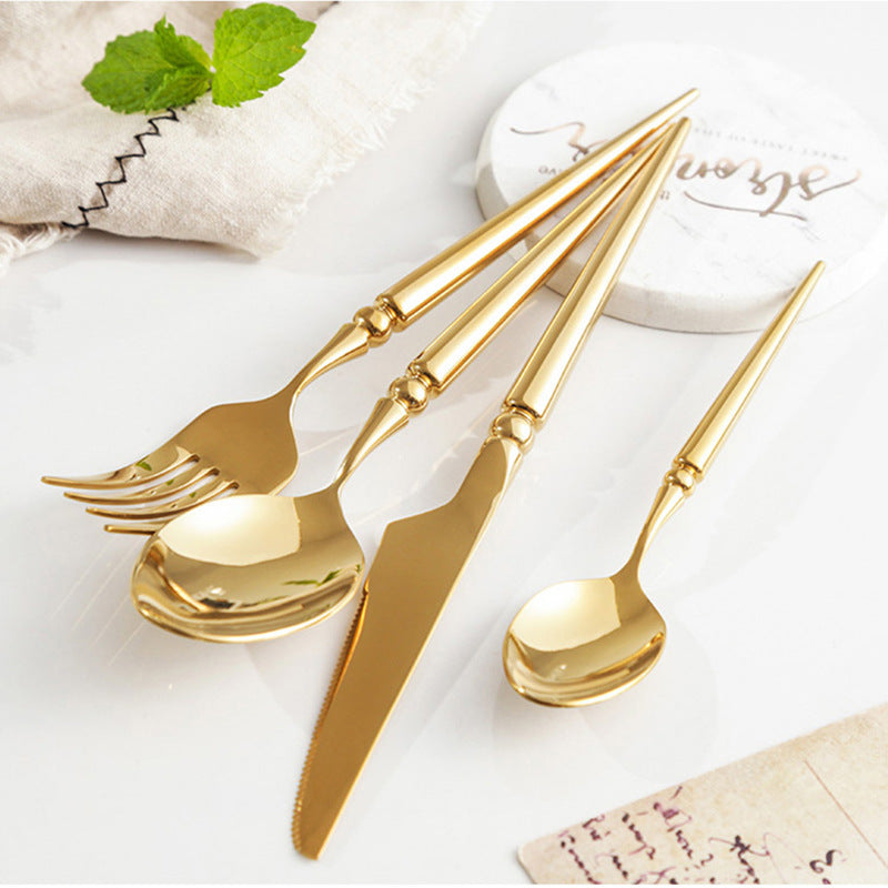 Gold Cutlery Set
