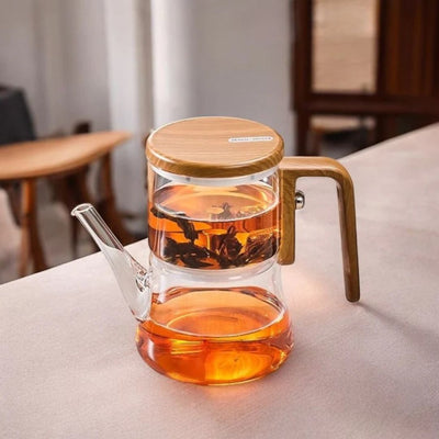 Borosilicate Glass Magnetic Teapot