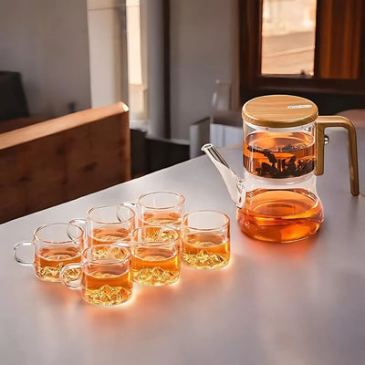 Borosilicate Glass Magnetic Teapot