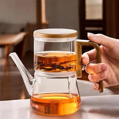 Borosilicate Glass Magnetic Teapot