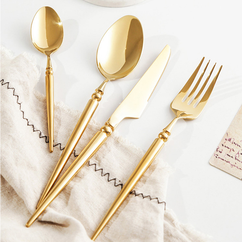 Gold Cutlery Set