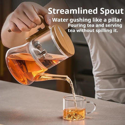Borosilicate Glass Magnetic Teapot