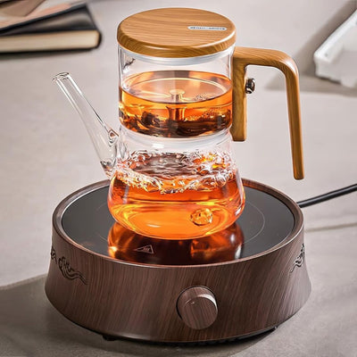 Borosilicate Glass Magnetic Teapot