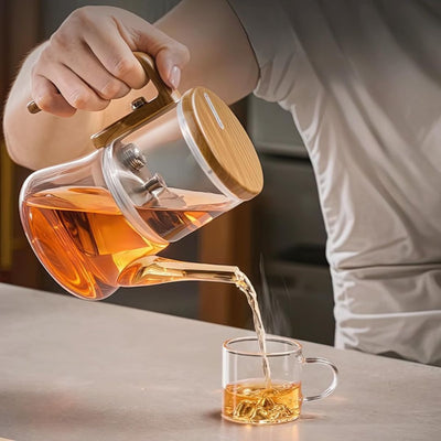 Borosilicate Glass Magnetic Teapot