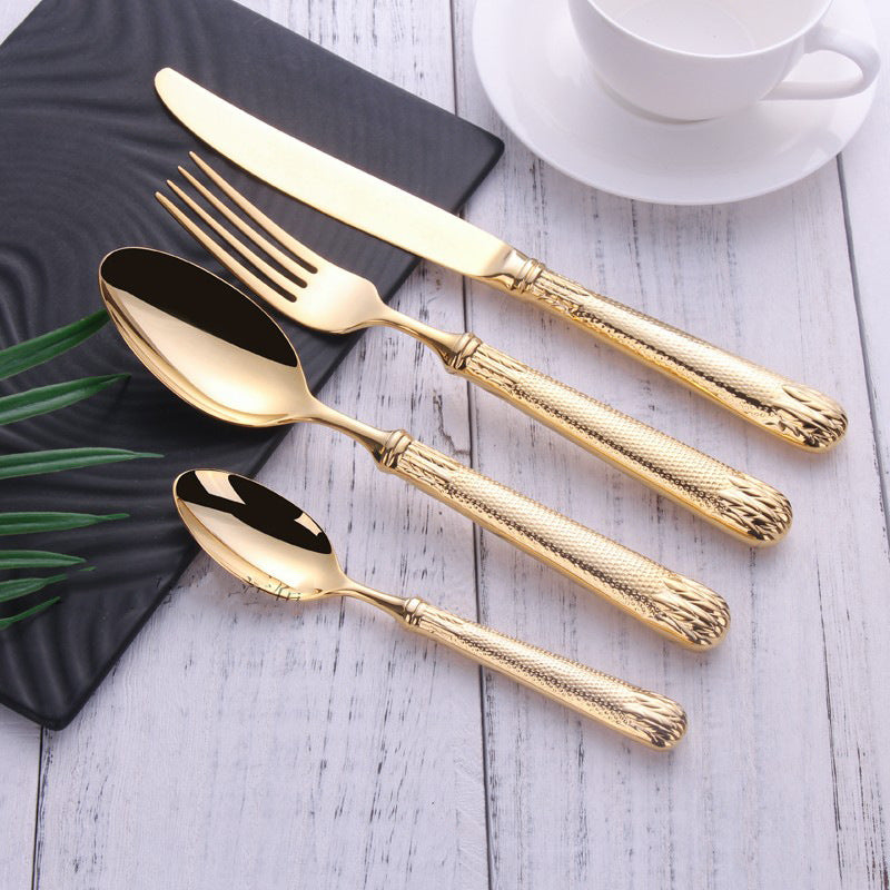 Gold Stainless Steel Cutlery Set