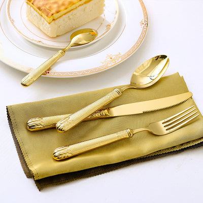Gold Stainless Steel Cutlery Set
