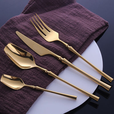 Gold Stainless Steel Cutlery Set