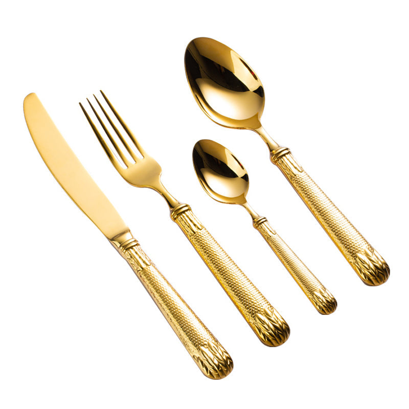 Gold Stainless Steel Cutlery Set